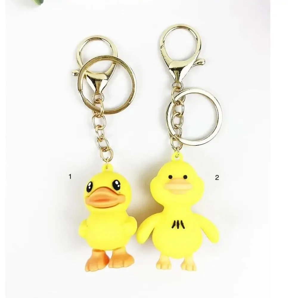 Cute Little Duckie Keychain Key Ring Purse Backpack Charm Keychain